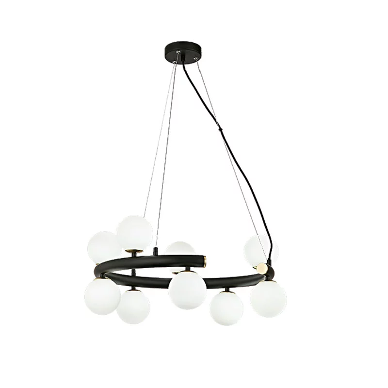 Modernong glass G9 pendant lamp