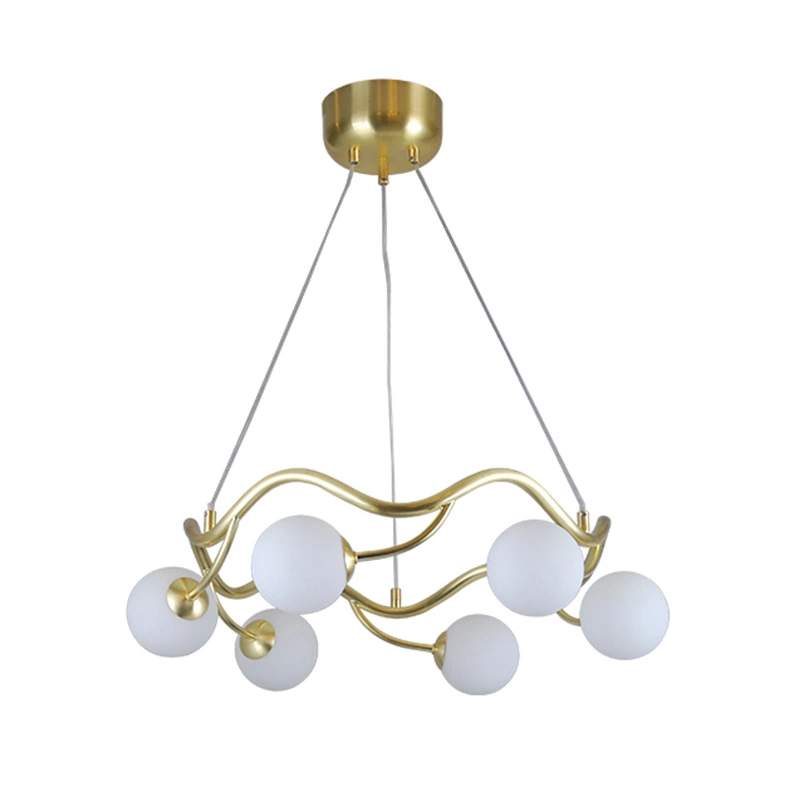 Nordic style eleganteng G9 glass pendant lamp