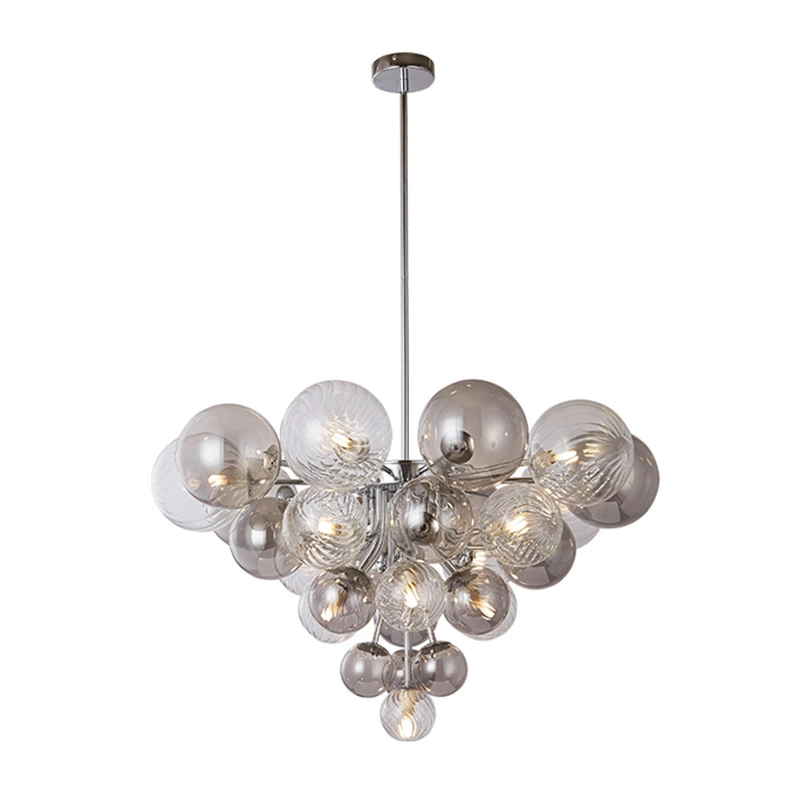 Simpleng istilong malikhain G9 glass pendant lamp